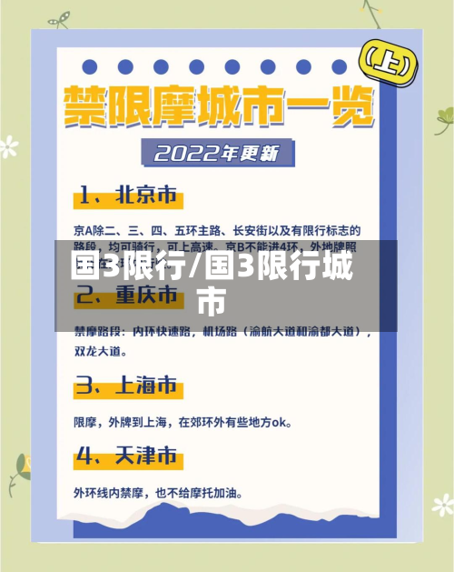 国3限行/国3限行城市