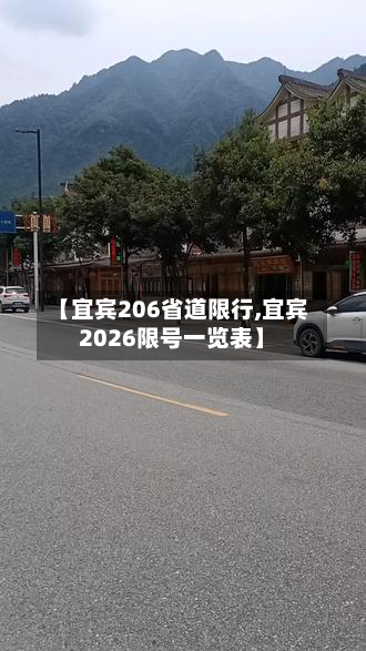 【宜宾206省道限行,宜宾2026限号一览表】