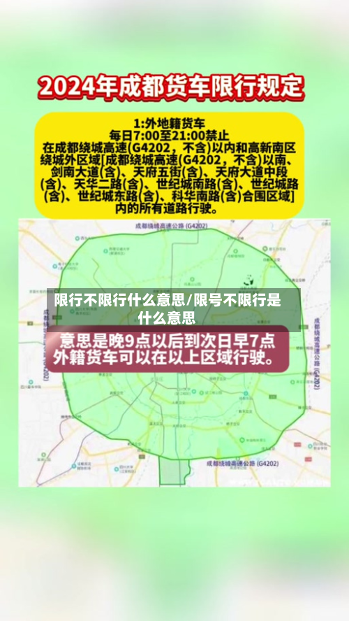 限行不限行什么意思/限号不限行是什么意思-第3张图片