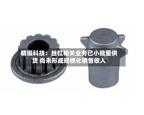 精锻科技：丝杠相关业务已小批量供货 尚未形成规模化销售收入