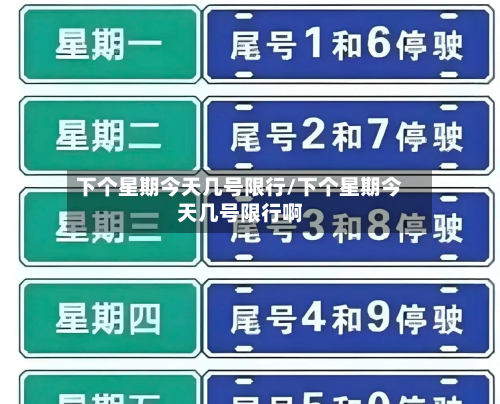 下个星期今天几号限行/下个星期今天几号限行啊