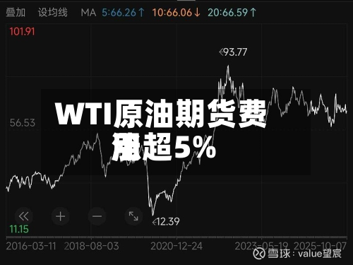 WTI原油期货费用涨超5%