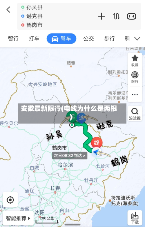安徽最新限行(电线为什么是两根)